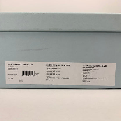 【中古美品】【メンズ】 LANVIN ランバン FM-SKRK11-DRAG-A20 CURB SNEAKERS カーブ スニーカー シューズ 靴 183-251104-mh-03-fuz サイズ：41 カラー：ホワイト 万代Net店