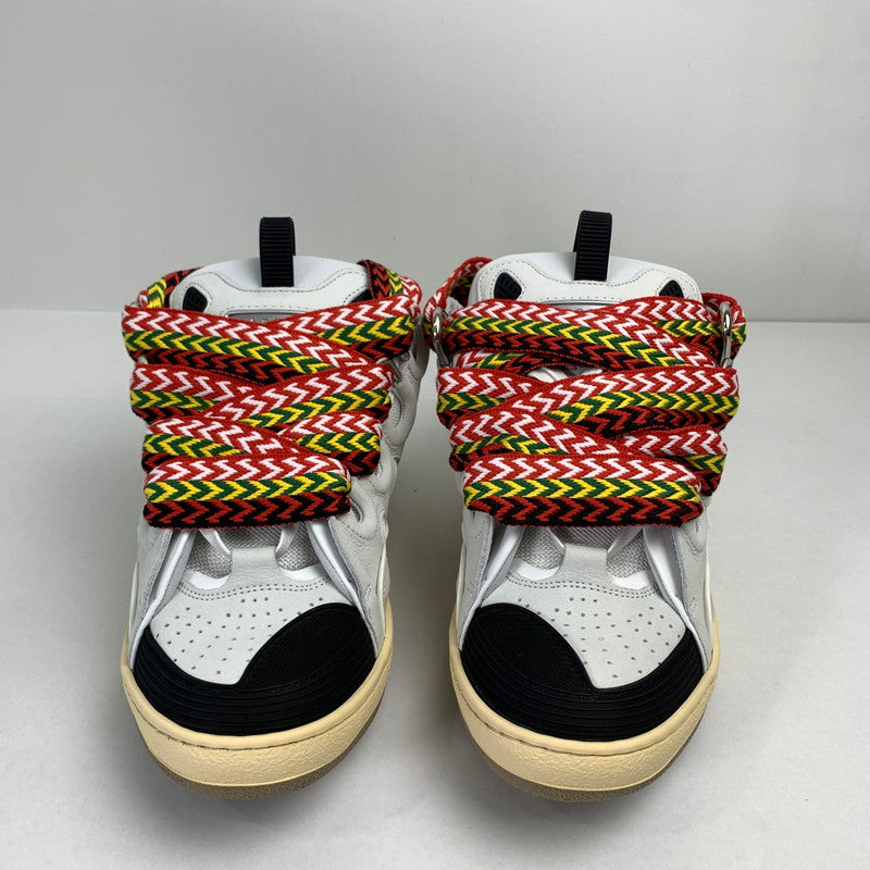 【中古美品】【メンズ】 LANVIN ランバン FM-SKRK11-DRAG-A20 CURB SNEAKERS カーブ スニーカー シューズ 靴 183-251104-mh-03-fuz サイズ：41 カラー：ホワイト 万代Net店