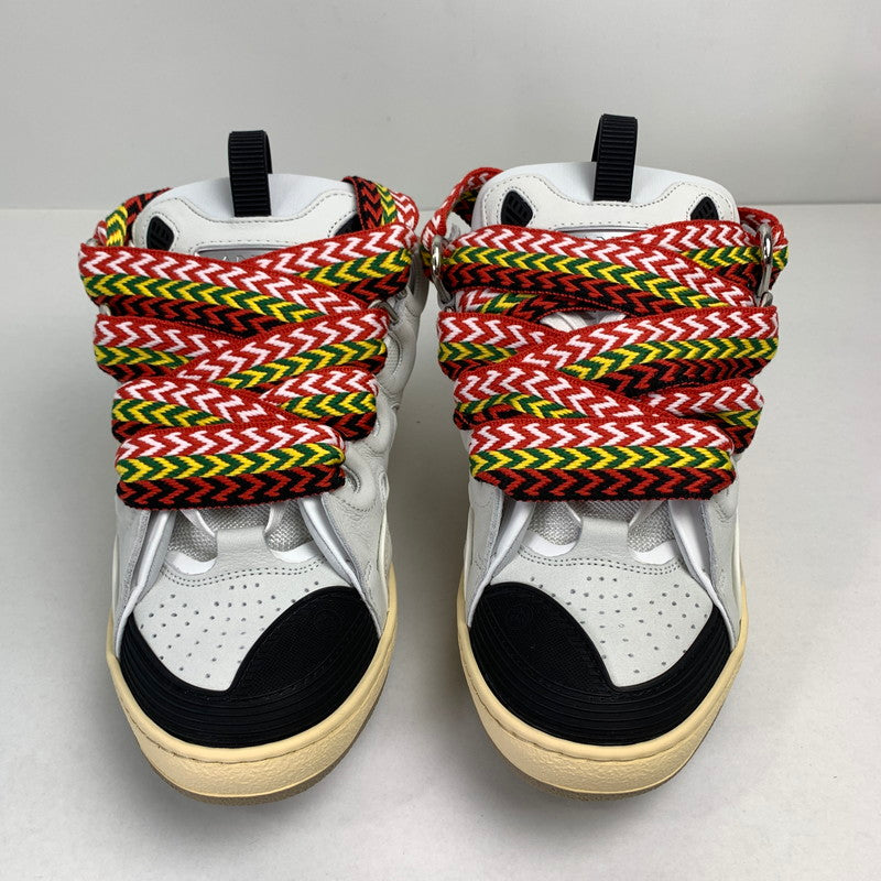 【中古美品】【メンズ】 LANVIN ランバン FM-SKRK11-DRAG-A20 CURB SNEAKERS カーブ スニーカー シューズ 靴 183-251104-mh-03-fuz サイズ：41 カラー：ホワイト 万代Net店