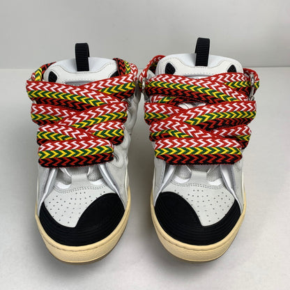 【中古美品】【メンズ】 LANVIN ランバン FM-SKRK11-DRAG-A20 CURB SNEAKERS カーブ スニーカー シューズ 靴 183-251104-mh-03-fuz サイズ：41 カラー：ホワイト 万代Net店