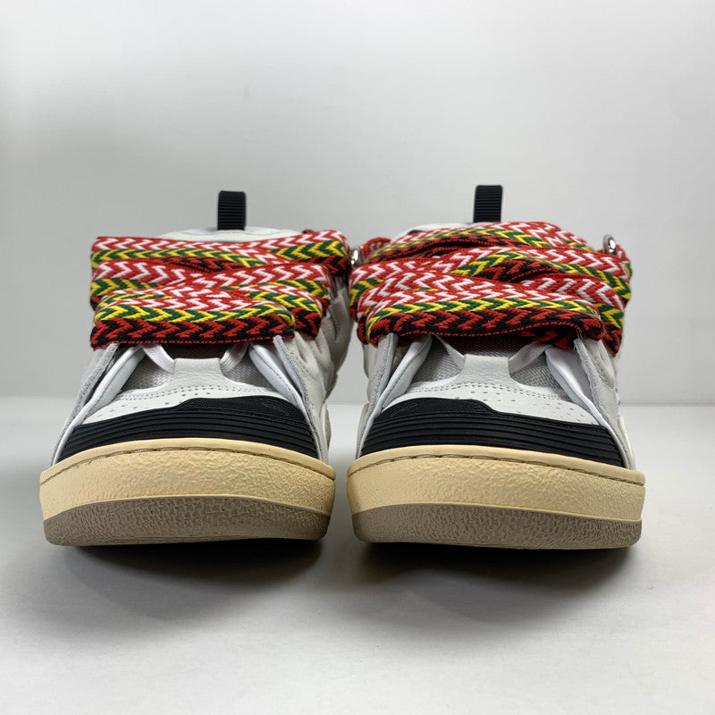 【中古美品】【メンズ】 LANVIN ランバン FM-SKRK11-DRAG-A20 CURB SNEAKERS カーブ スニーカー シューズ 靴 183-251104-mh-03-fuz サイズ：41 カラー：ホワイト 万代Net店