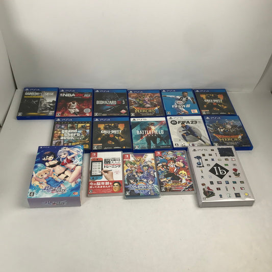 【中古美品】 PS4 PS5 ゲームソフト まとめ売り プレステ4 プレステ5 023-251103-io-21-fuz 万代Net店