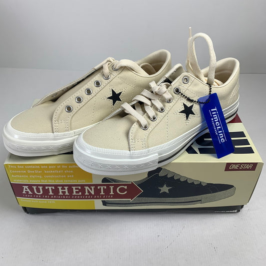 【中古美品】【メンズ】 CONVERSE ONE STAR ローカットスニーカー スニーカー 靴 コンバース 162-251102-st-06-fuz サイズ：25.5cm カラー：ホワイト 万代Net店