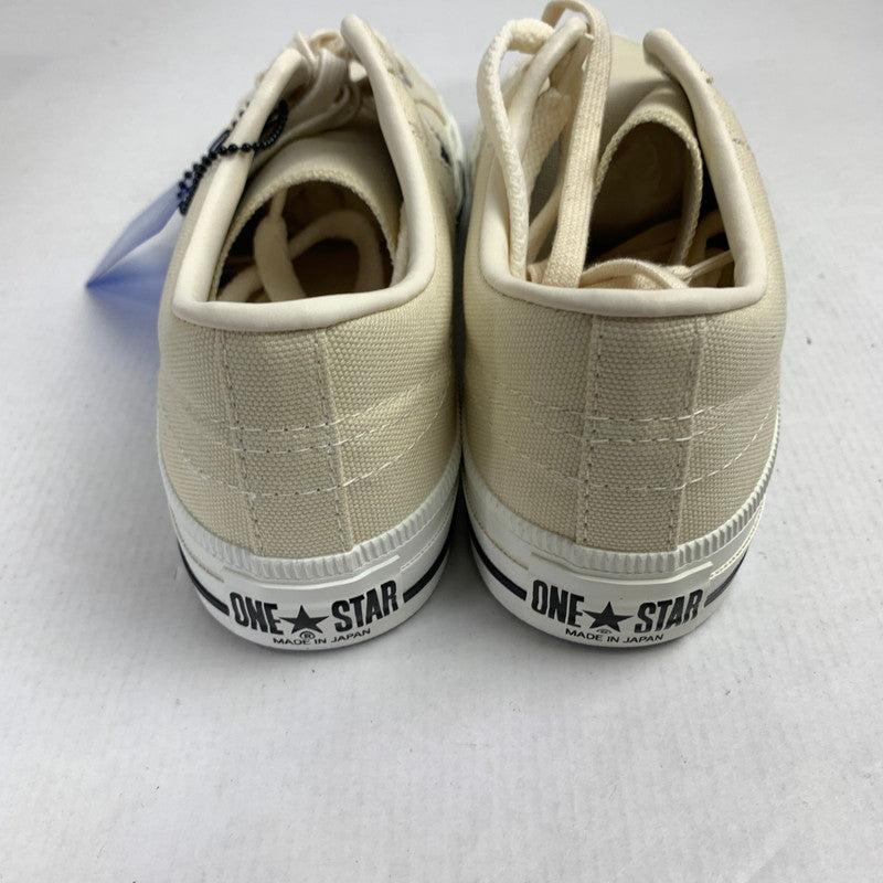 【中古美品】【メンズ】 CONVERSE ONE STAR ローカットスニーカー スニーカー 靴 コンバース 162-251102-st-06-fuz サイズ：25.5cm カラー：ホワイト 万代Net店
