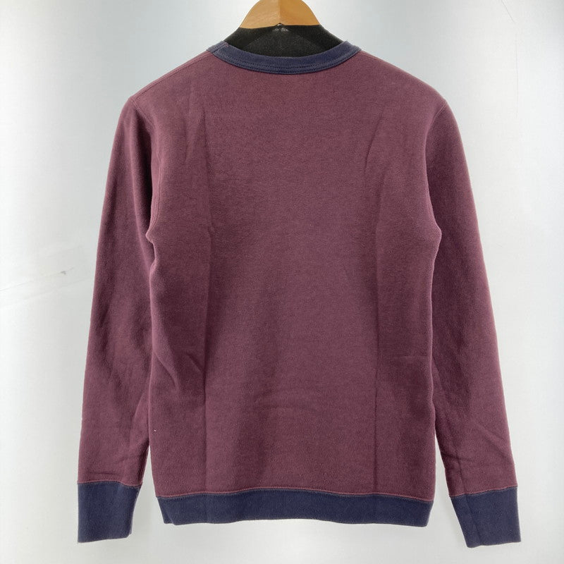【中古品】【メンズ】 DELUXEWEAR デラックスウエア クルーネックスウェット メンズ Mサイズ ワインカラー 145-260129-mh-05-fuz 万代Net店