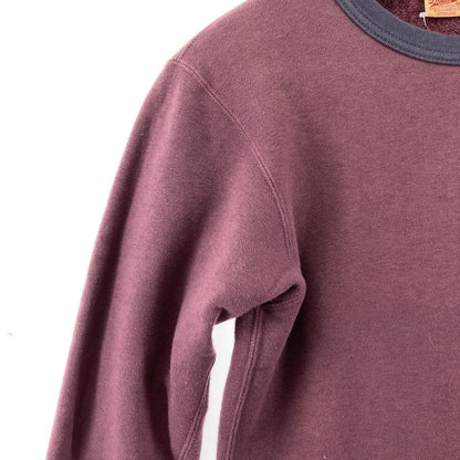 【中古品】【メンズ】 DELUXEWEAR デラックスウエア クルーネックスウェット メンズ Mサイズ ワインカラー 145-260129-mh-05-fuz 万代Net店