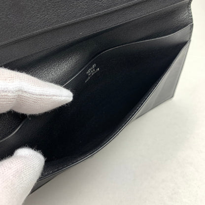 【中古品】【メンズ】 HERMES エルメス シチズン ツイル ロング ウォレット 財布 長財布 181-251104-mh-01-fuz カラー：ブラック 万代Net店