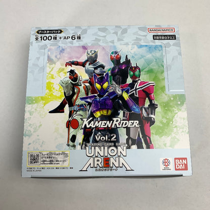 【中古美品】 未開封 UNION ARENA ブースターパック 仮面ライダー Vol.2 BOX 2個 セット 081-251105-mh-09-fuz 万代Net店