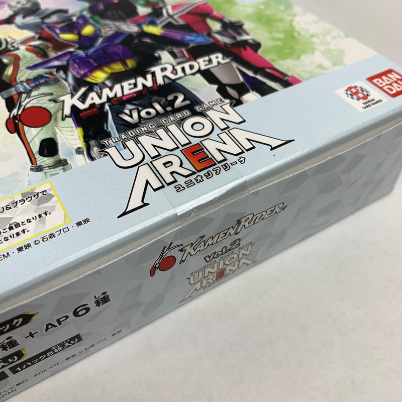 【中古美品】 未開封 UNION ARENA ブースターパック 仮面ライダー Vol.2 BOX 2個 セット 081-251105-mh-09-fuz 万代Net店