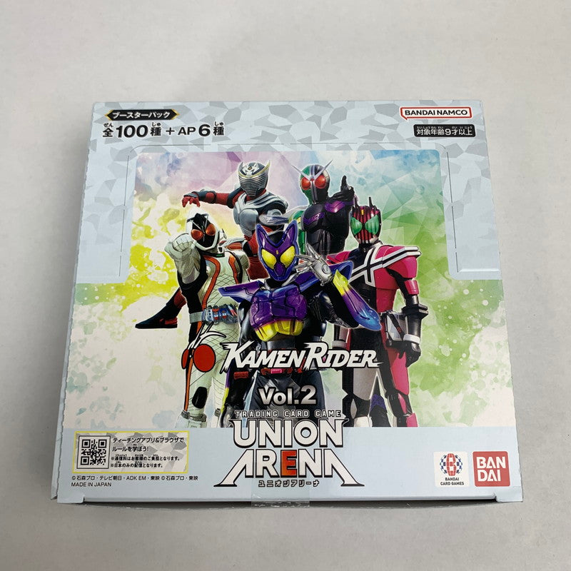 【中古美品】 未開封 UNION ARENA ブースターパック 仮面ライダー Vol.2 BOX 2個 セット 081-251105-mh-09-fuz 万代Net店