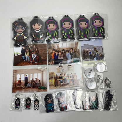 【中古品】 BiSH ビッシュ グッズ まとめ ピクセルラケッジ ワッペン 缶バッチ キーホルダー など 087-251107-mh-06-fuz 万代Net店