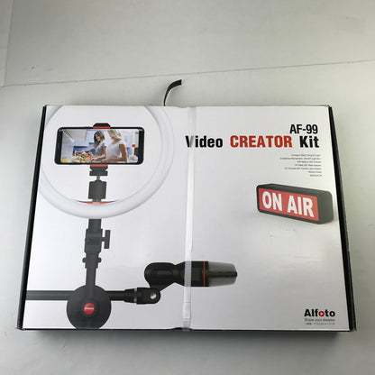 【未使用品】 未使用 Alfoto AF-99 Video CREATOR Kit 動画撮影キット 動画撮影 キット Youtube Instagram TikTok 101-251130-io-01-fuz 万代Net店