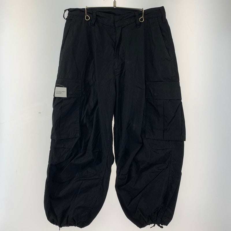 【中古品】【メンズ】 NEIGHBORHOOD 23AW WIDE CARGO PANTS ネイバーフッド 153-251106-st-16-fuz サイズ：S カラー：ブラック 万代Net店