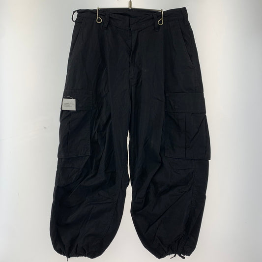 【中古品】【メンズ】 NEIGHBORHOOD 23AW WIDE CARGO PANTS ネイバーフッド 153-251106-st-16-fuz サイズ：S カラー：ブラック 万代Net店