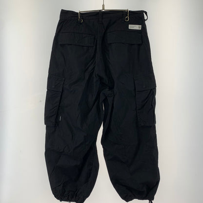 【中古品】【メンズ】 NEIGHBORHOOD 23AW WIDE CARGO PANTS ネイバーフッド 153-251106-st-16-fuz サイズ：S カラー：ブラック 万代Net店