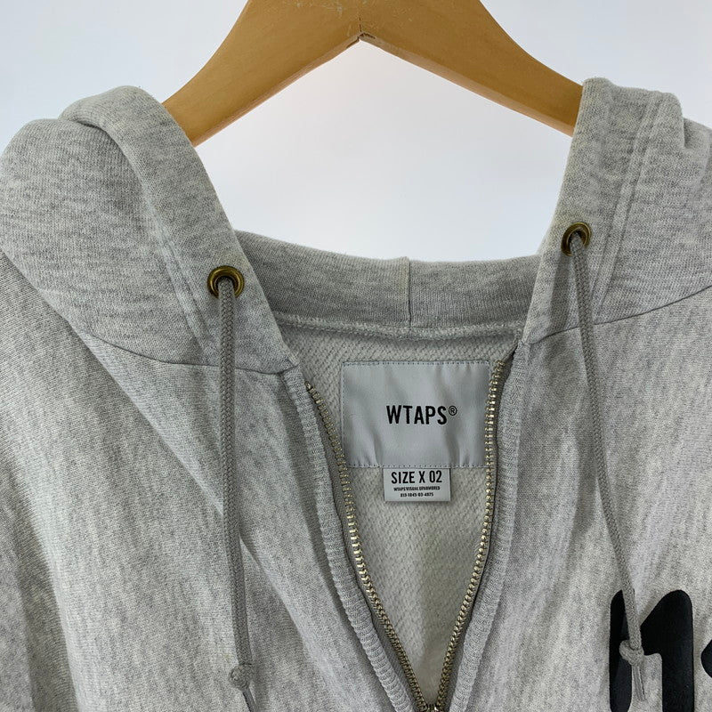 【中古品】【メンズ】 WTAPS OUTRIGGER HALF ZIP SWEAT ダブルタップス 142-251106-st-13-fuz サイズ：02 カラー：グレー 万代Net店