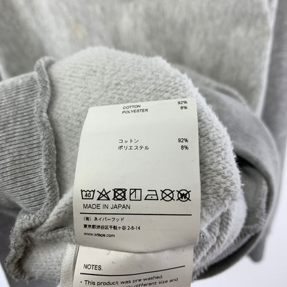 【中古品】【メンズ】 WTAPS OUTRIGGER HALF ZIP SWEAT ダブルタップス 142-251106-st-13-fuz サイズ：02 カラー：グレー 万代Net店