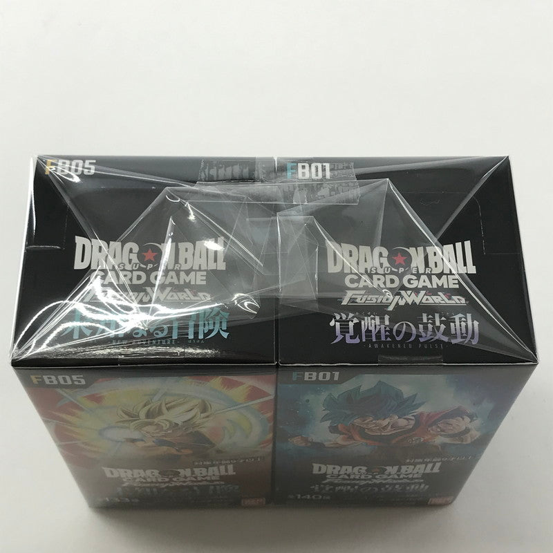 【中古美品】 未開封 DBFW ドラゴンボール スーパー ブースターパック BOX 覚醒の鼓動 未知なる冒険 2箱 セット まとめ カード ゲーム 081-251108-mh-13-fuz 万代Net店