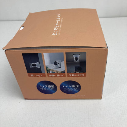 【現状渡し品】 吉田産業 どこでもルームカメラ 広範囲確認 SDカード 32GB ペットカメラ お留守番 見守りカメラ 101-251130-io-11-fuz 万代Net店
