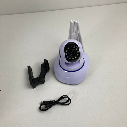 【現状渡し品】 吉田産業 どこでもルームカメラ 広範囲確認 SDカード 32GB ペットカメラ お留守番 見守りカメラ 101-251130-io-11-fuz 万代Net店