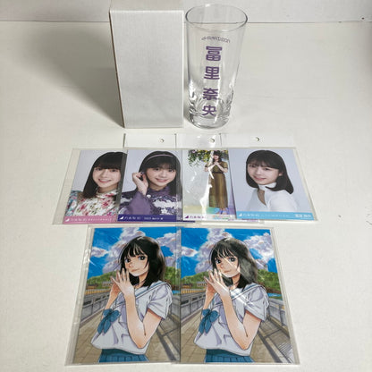 【中古美品】 乃木坂46 冨里奈央 生写真 グラス ポストカード 乃木坂グッズ まとめ 085-251211-io-25-fuz 万代Net店