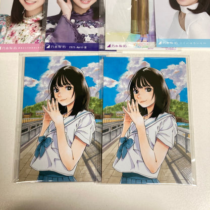 【中古美品】 乃木坂46 冨里奈央 生写真 グラス ポストカード 乃木坂グッズ まとめ 085-251211-io-25-fuz 万代Net店
