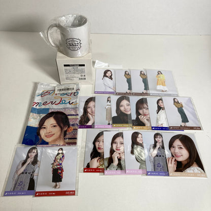 【中古美品】 乃木坂46 白石麻衣 生写真 17枚 手ぬぐい マグカップ 乃木坂グッズ まとめ 085-251211-io-26-fuz 万代Net店