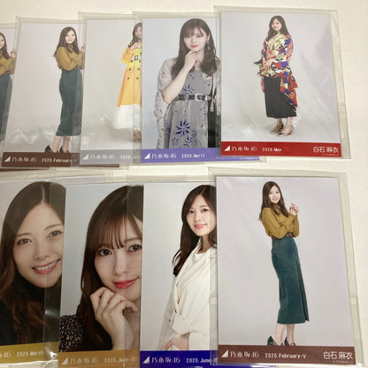 【中古美品】 乃木坂46 白石麻衣 生写真 17枚 手ぬぐい マグカップ 乃木坂グッズ まとめ 085-251211-io-26-fuz 万代Net店