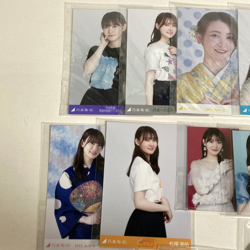 【中古美品】 乃木坂46 松尾美佑 生写真 クリアカード 缶バッジ 乃木坂グッズ まとめ 085-251211-io-13-fuz 万代Net店