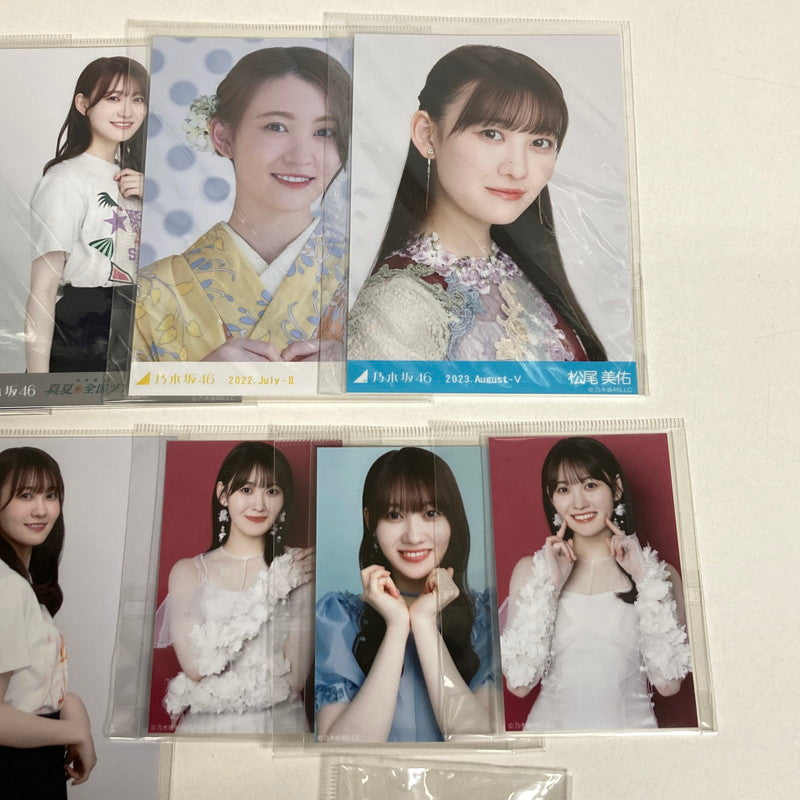 【中古美品】 乃木坂46 松尾美佑 生写真 クリアカード 缶バッジ 乃木坂グッズ まとめ 085-251211-io-13-fuz 万代Net店