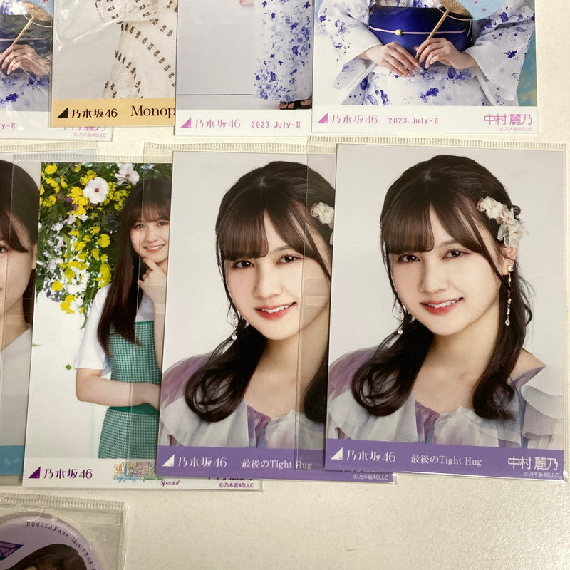 【中古品】 乃木坂46 中村麗乃 生写真 12枚 缶バッチ 乃木坂 グッズ まとめ 085-251209-mh-21-fuz 万代Net店