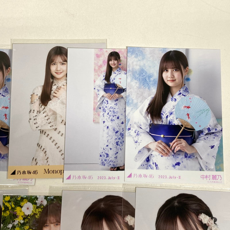【中古品】 乃木坂46 中村麗乃 生写真 12枚 缶バッチ 乃木坂 グッズ まとめ 085-251209-mh-21-fuz 万代Net店