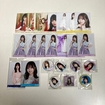 【中古品】 乃木坂46 佐藤璃果 生写真 17枚 缶バッチ アクリルキーホルダー アクキー 乃木坂 グッズ まとめ 085-251209-mh-30-fuz 万代Net店