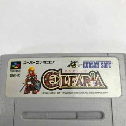 【中古美品】 Nintendo ニンテンドー スーパーファミコン スーファミ SFC ソフト エルファリア 023-251111-mh-45-fuz 万代Net店