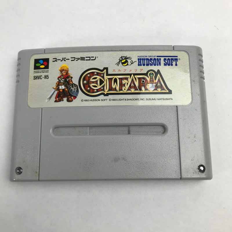 【中古美品】 Nintendo ニンテンドー スーパーファミコン スーファミ SFC ソフト エルファリア 023-251111-mh-45-fuz 万代Net店