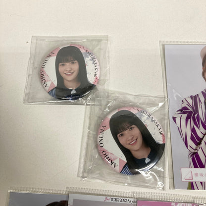 【中古品】 櫻坂46 大沼晶保 生写真 40枚 缶バッチ 坂道 グッズ まとめ 085-251209-mh-27-fuz 万代Net店