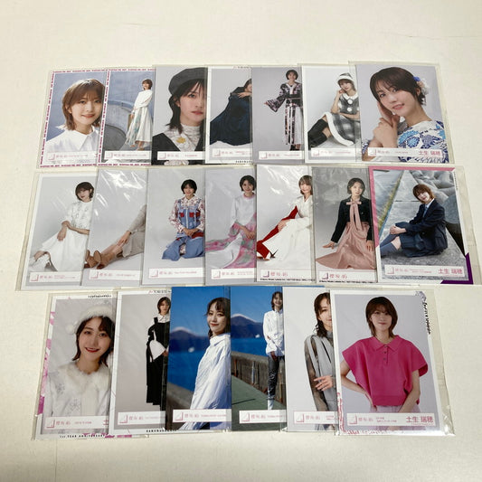 【中古品】 櫻坂46 土生瑞穂 生写真 20枚 坂道 グッズ まとめ 085-251209-mh-25-fuz 万代Net店
