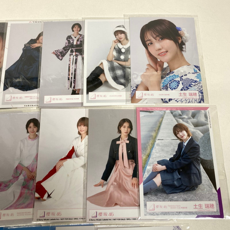 【中古品】 櫻坂46 土生瑞穂 生写真 20枚 坂道 グッズ まとめ 085-251209-mh-25-fuz 万代Net店