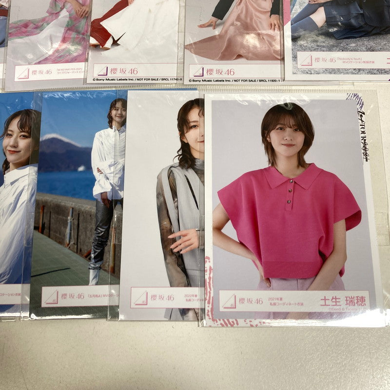 【中古品】 櫻坂46 土生瑞穂 生写真 20枚 坂道 グッズ まとめ 085-251209-mh-25-fuz 万代Net店