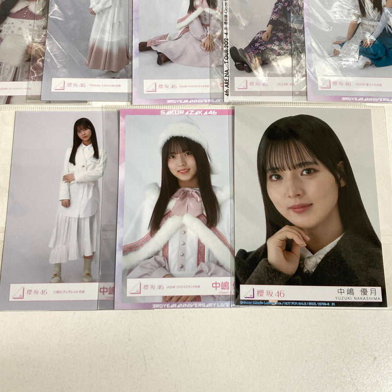 【中古品】 櫻坂46 中嶋優月 生写真 13枚 坂道 グッズ まとめ 085-251209-mh-24-fuz 万代Net店
