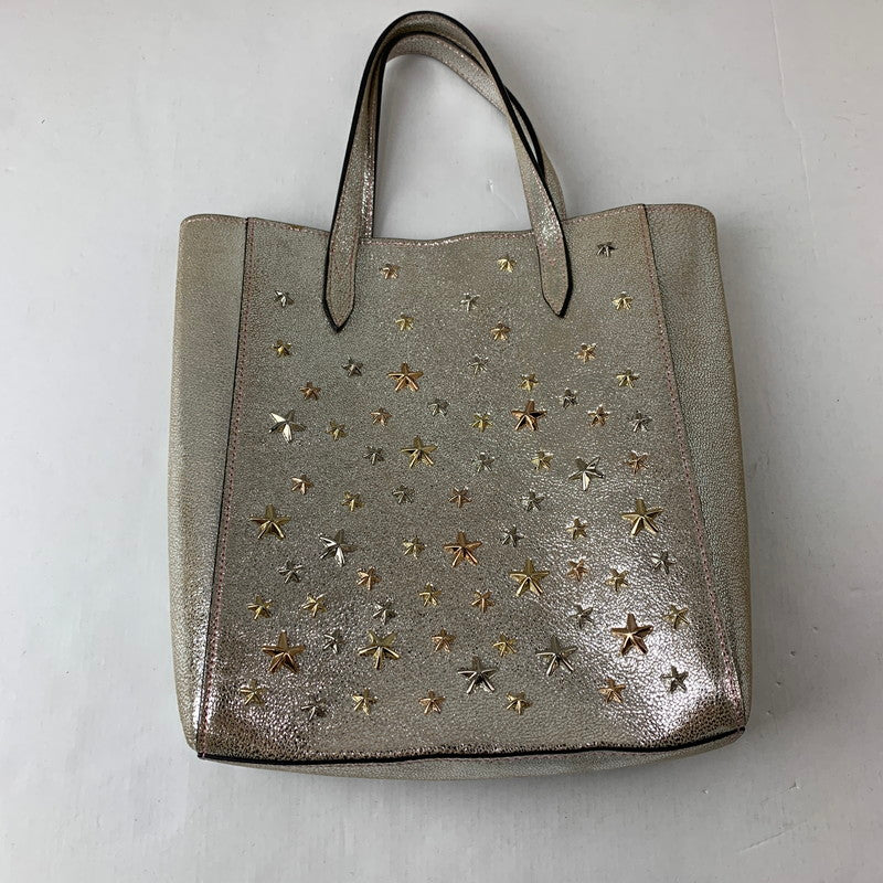 【中古品】【レディース】 JIMMY CHOO マルチ スター スタッズ トートバッグ カバン ジミー チュウ 180-251109-st-21-fuz カラー：シルバー 万代Net店