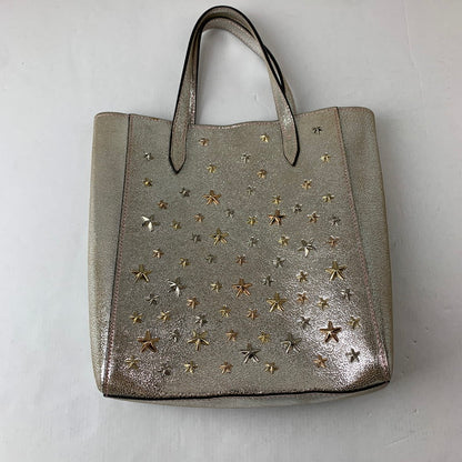 【中古品】【レディース】 JIMMY CHOO マルチ スター スタッズ トートバッグ カバン ジミー チュウ 180-251109-st-21-fuz カラー：シルバー 万代Net店