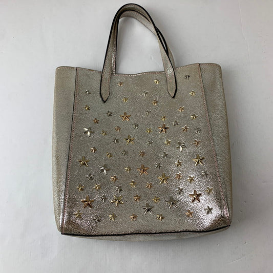 【中古品】【レディース】 JIMMY CHOO マルチ スター スタッズ トートバッグ カバン ジミー チュウ 180-251109-st-21-fuz カラー：シルバー 万代Net店