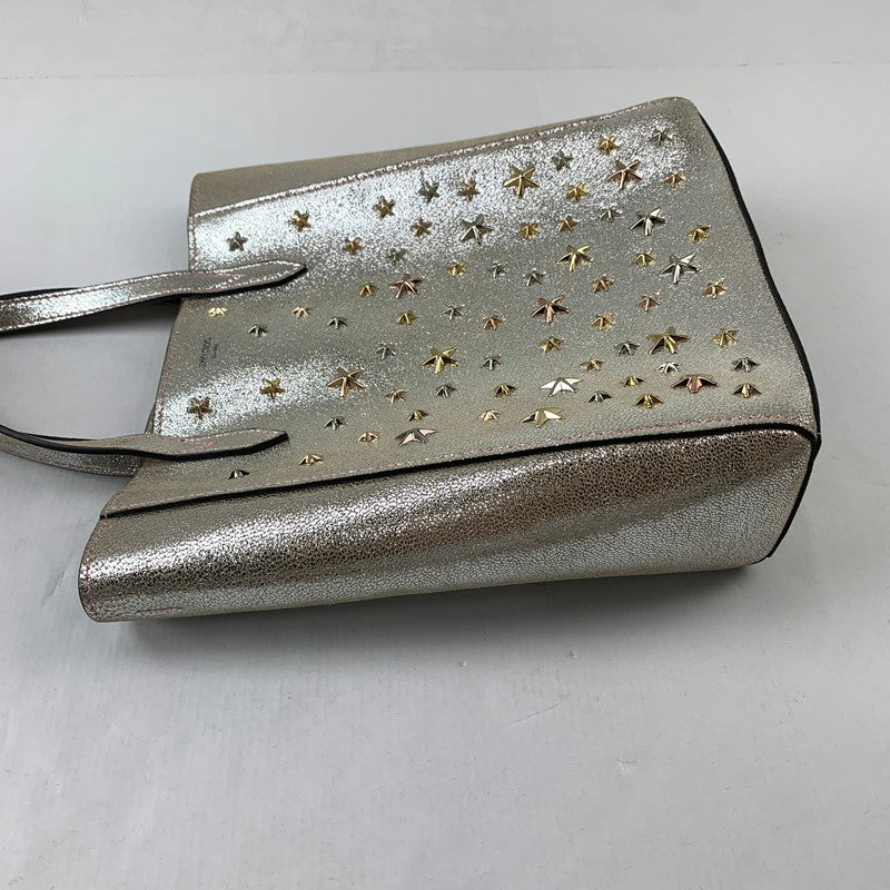 【中古品】【レディース】 JIMMY CHOO マルチ スター スタッズ トートバッグ カバン ジミー チュウ 180-251109-st-21-fuz カラー：シルバー 万代Net店