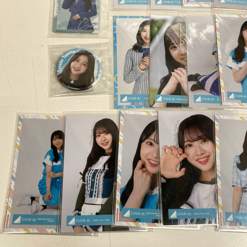 【中古品】 日向坂46 富田鈴花 生写真 30枚 缶バッチ など 坂道 グッズ まとめ 085-251209-mh-07-fuz 万代Net店