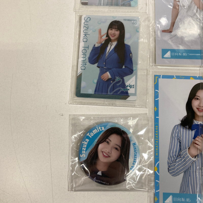 【中古品】 日向坂46 富田鈴花 生写真 30枚 缶バッチ など 坂道 グッズ まとめ 085-251209-mh-07-fuz 万代Net店