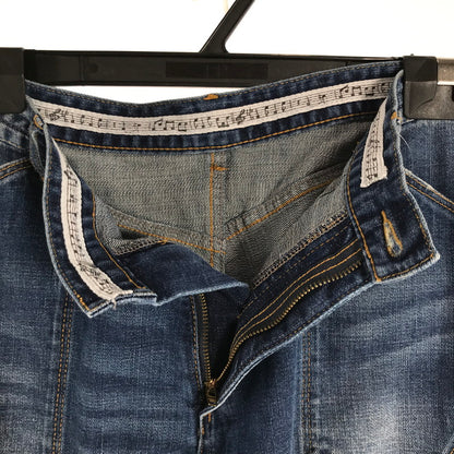 【中古品】【メンズ】 NUMBER NINE ナンバーナイン デニム パンツ 裾ZIP ジーンズ ボトムス 古着 151-260729-mh-01-fuzh サイズ：XL カラー：インディゴ 万代Net店