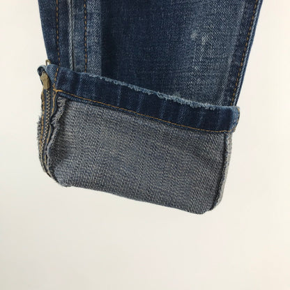 【中古品】【メンズ】 NUMBER NINE ナンバーナイン デニム パンツ 裾ZIP ジーンズ ボトムス 古着 151-260729-mh-01-fuzh サイズ：XL カラー：インディゴ 万代Net店