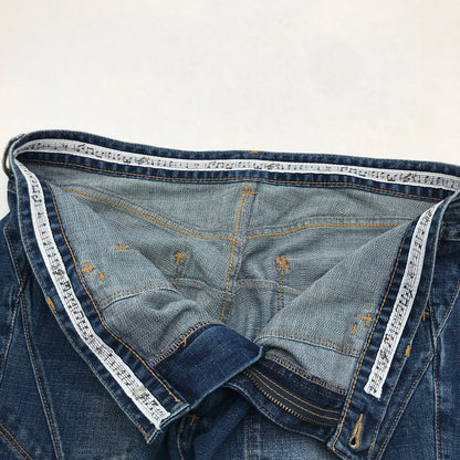 【中古品】【メンズ】 NUMBER NINE ナンバーナイン デニム パンツ 裾ZIP ジーンズ ボトムス 古着 151-260729-mh-01-fuzh サイズ：XL カラー：インディゴ 万代Net店