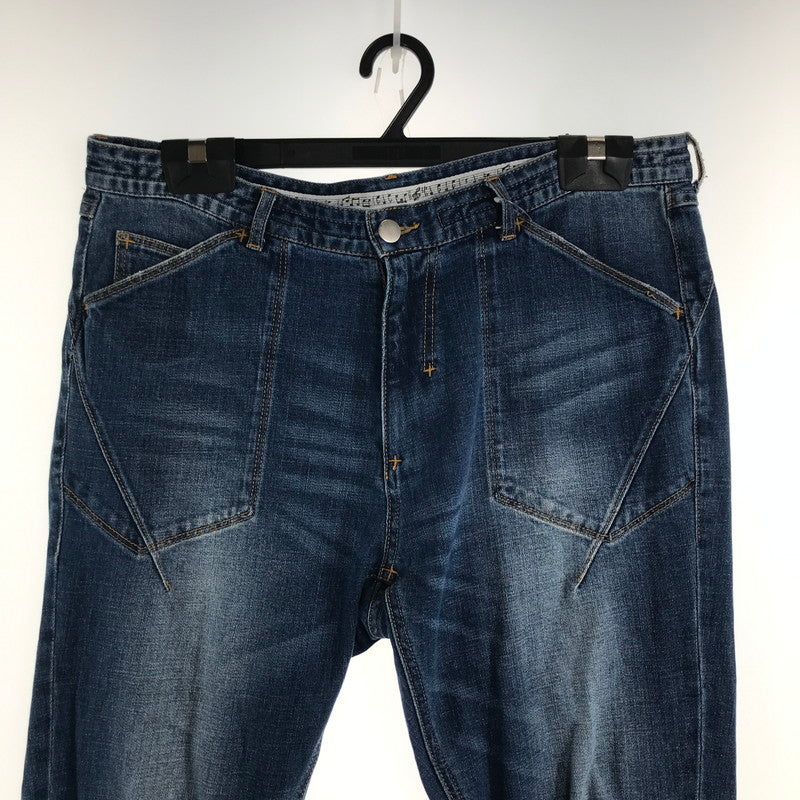 【中古品】【メンズ】 NUMBER NINE ナンバーナイン デニム パンツ 裾ZIP ジーンズ ボトムス 古着 151-260729-mh-01-fuzh サイズ：XL カラー：インディゴ 万代Net店